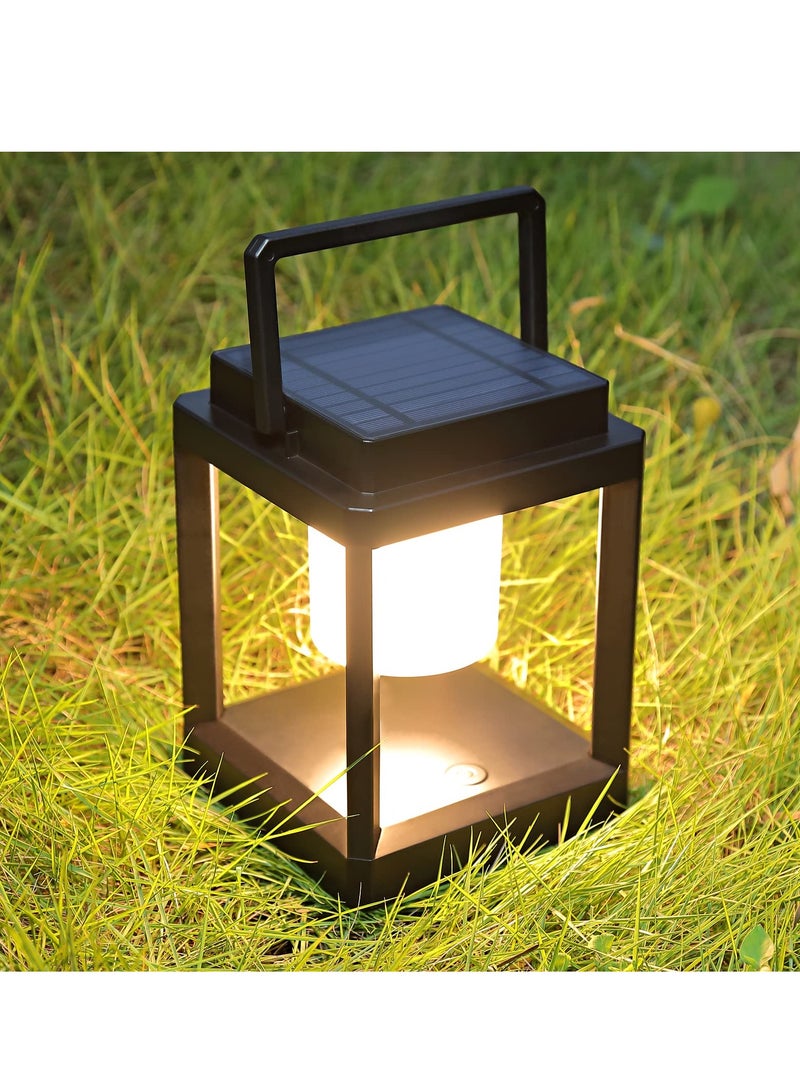 Outdoor Camping Lamp, LED Portable Rechargeable Solar Lamp Waterproof  Touch Control Outdoor Lamps Cordless Lights, Outdoor Table Lamp for Patio, Walking, Camping, Emergencies Power Outages - Image 1