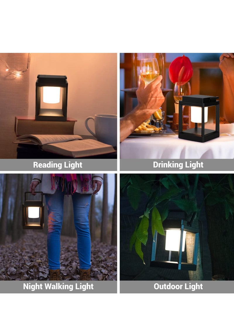 Outdoor Camping Lamp, LED Portable Rechargeable Solar Lamp Waterproof  Touch Control Outdoor Lamps Cordless Lights, Outdoor Table Lamp for Patio, Walking, Camping, Emergencies Power Outages - Image 5