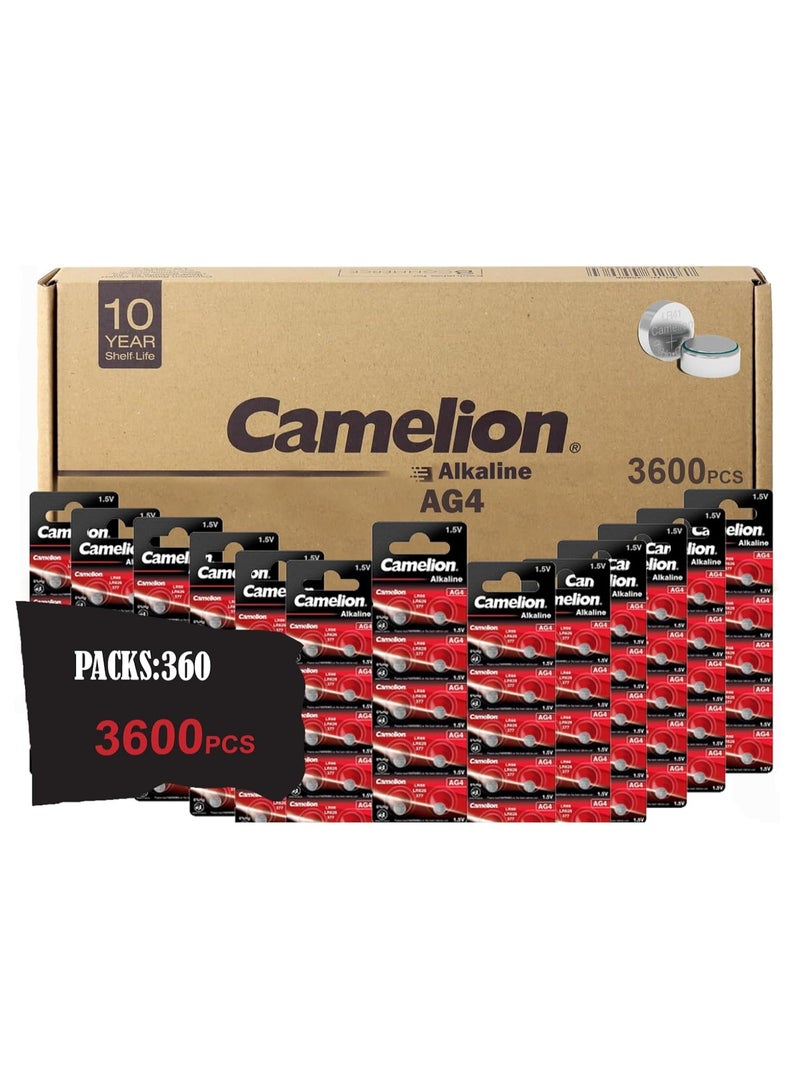 Camelion Camelion 12051004 AG 4 LR66 Battery Pack of 10 360 Packs - Image 1