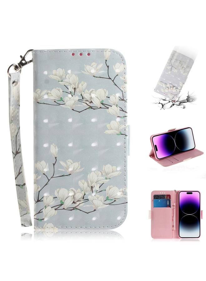 S-TOP Case For iPhone 15 Pro Max 3D Colored Horizontal Flip Leather Phone Case - Image 1