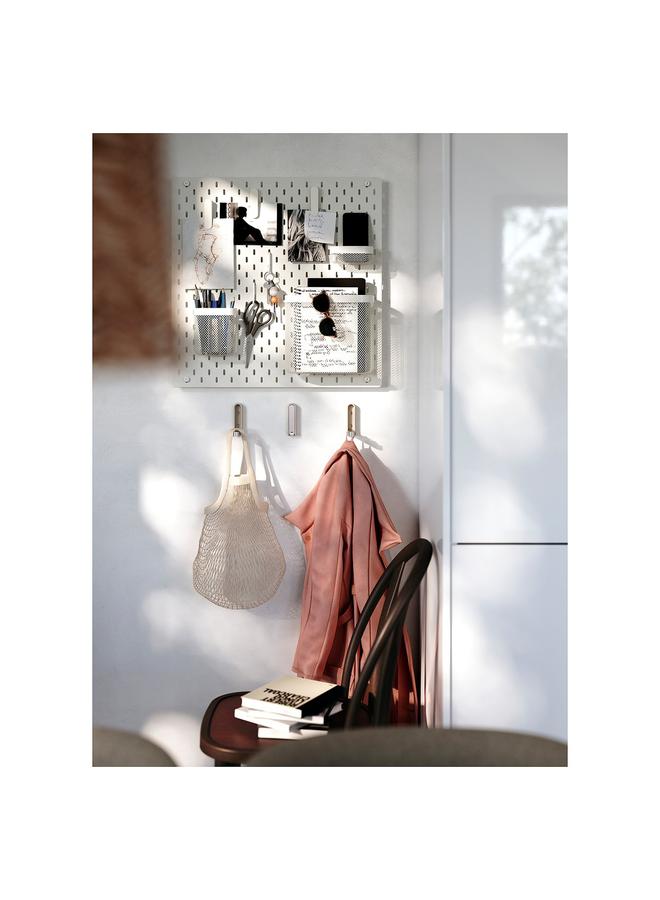 Zaboon Pegboard Combination, White, 56X56 Cm - Image 4