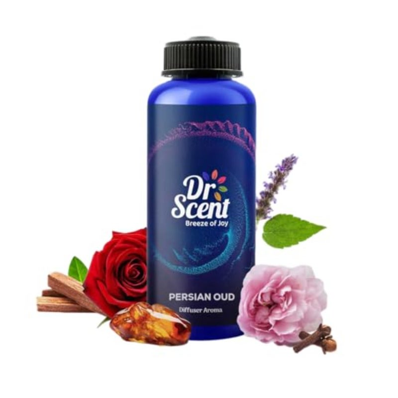 رائحة الناشر - العود الفارسي 500 مل: تطبيق العطر المنزلي، مادة الزجاجة، لون العنبر العميق، انتشار رائحة طويلة الأمد - Image 1