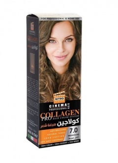 NITRO CANADA Collagen Hair Dye Medium Blonde 7.0  - Image 1