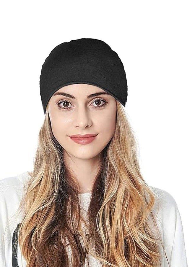 Hijab Undercaps for Women Solid Color Inner Tube Cap Muslim Beain Caps  - Image 2