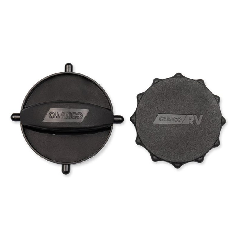 Camco Rhino Flex Cap Bayonet and Elbow Cap Seals Both Ends of Your Sewer Hose to Form a Odor Tight Connection While Storing 2 Pack 39753 - Image 2