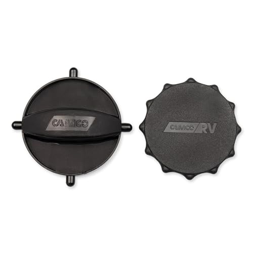 Camco Rhino Flex Cap Bayonet and Elbow Cap Seals Both Ends of Your Sewer Hose to Form a Odor Tight Connection While Storing 2 Pack 39753 - Image 1