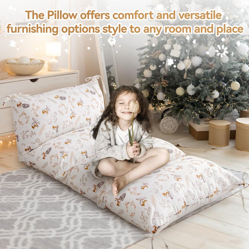 Sherilyn Cushion for Climbing Arch, Rocker Pillow for Toddlers Arch Climber, Floor Lounger Seats Pillow and Cover, Floor Pillow Toddler Nap Mat, Bed Floor Pillow for Kids Boys Girl Gift (Cushion for Rocker) - Image 3