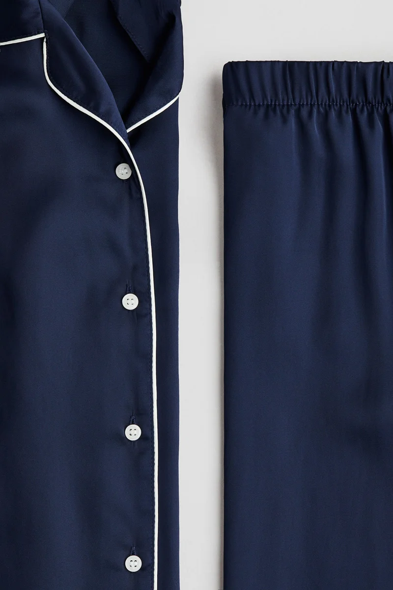 اتش اند ام بيجاما من الساتان