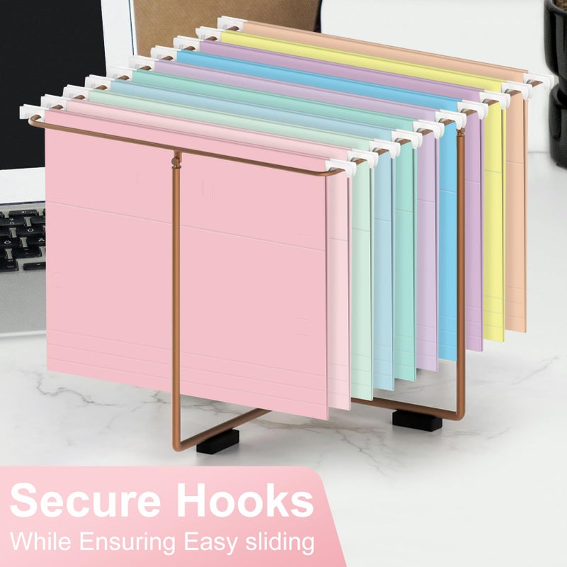 YOPCDJ Hanging File Folders, 30 Pack Letter Size Hanging File folders with 1/5-cut Tabs, Stay Organized for Your Home and Office Bulk File, Documents and Paper, Macaron 10 Colors - Image 3