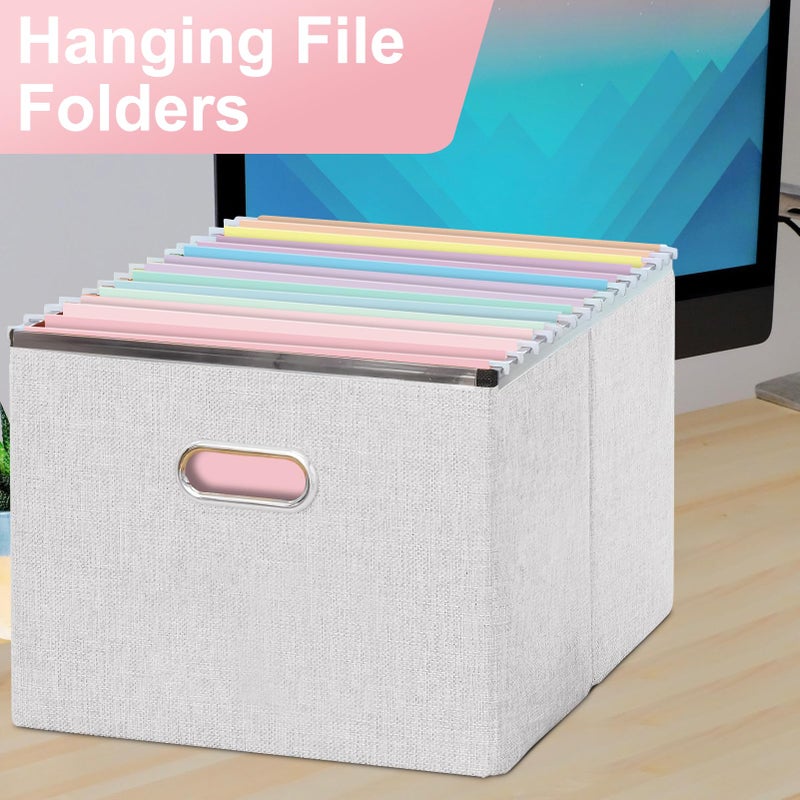 YOPCDJ Hanging File Folders, 30 Pack Letter Size Hanging File folders with 1/5-cut Tabs, Stay Organized for Your Home and Office Bulk File, Documents and Paper, Macaron 10 Colors - Image 5
