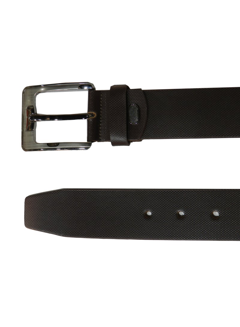 LAVERI LEATHER GENUINE LEATHER 40MM FORMAL AND CASUAL BROWN BELT FOR MENS - Image 5