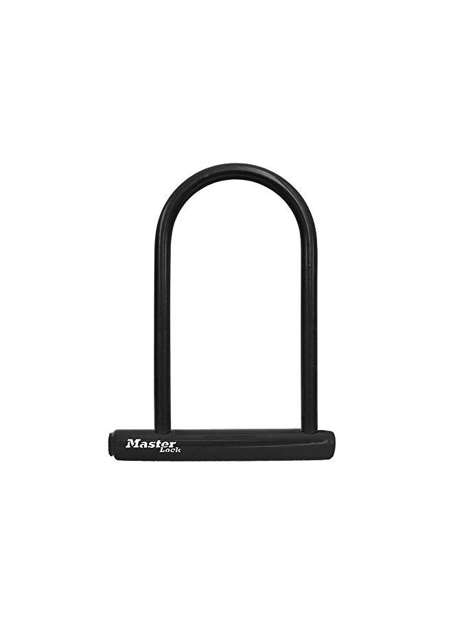 Master Lock - Master Lock U-Lock Bike Lock with Key, U-Lock for Bicycles, Lock for Outdoor Equipment, Black - Image 1