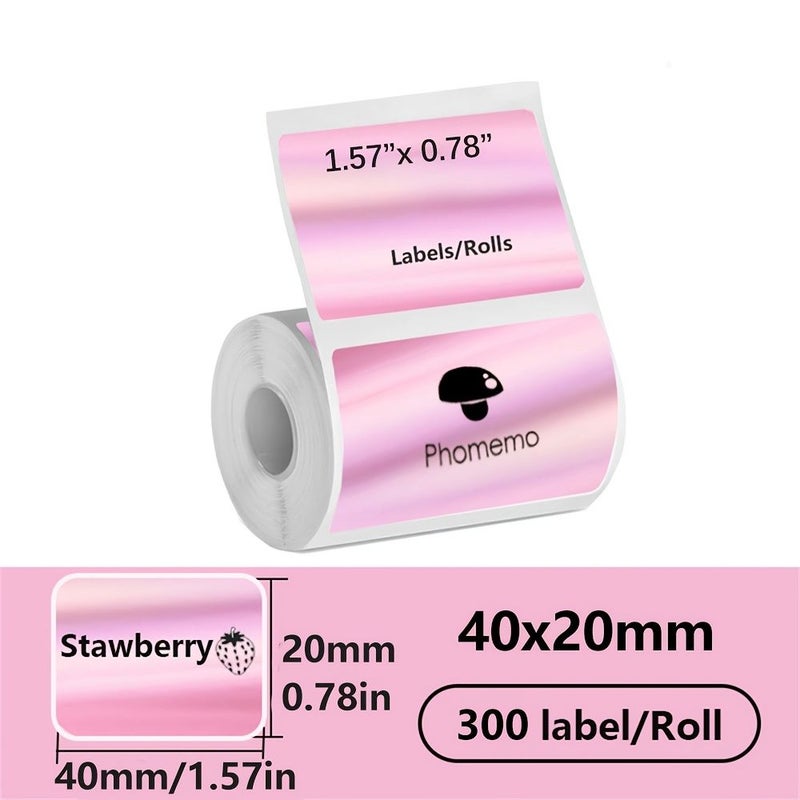 Silvery Laser Label Tape 40x20mm for Phomemo M110 M120 M150 M220 P50 Printers - Image 2