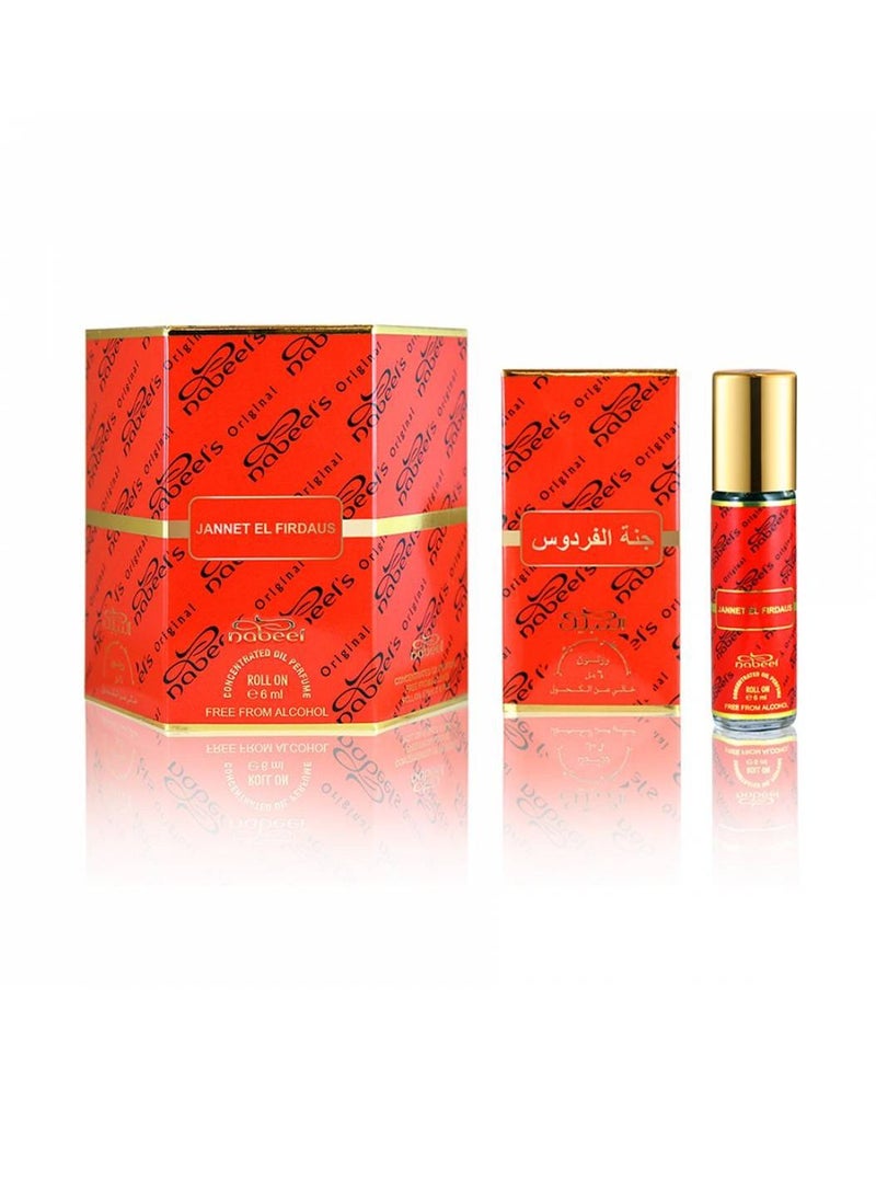 نبيل جانيت الفردوس خالي من الكحول عطر بالزيت 6 مل - Image 2