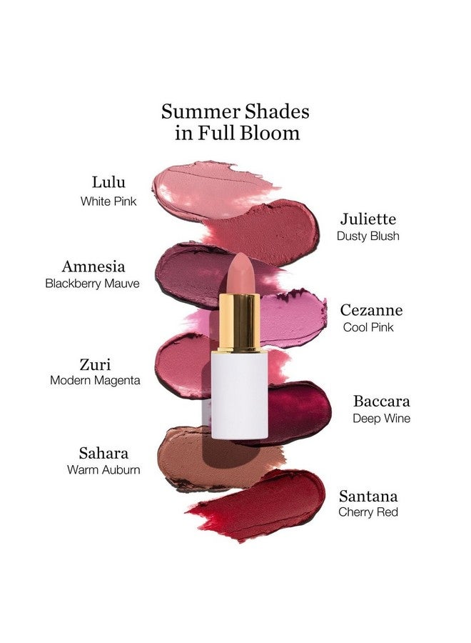 أوجي أحمر شفاه أوجي فول بلوم سكولبتيد (جولييت) - أحمر شفاه عضوي يدوم طويلاً مع زيت الجوجوبا وحمض الهيالورونيك الدقيق - 70% مكونات عضوية وصُنع في الولايات المتحدة الأمريكية - Image 3