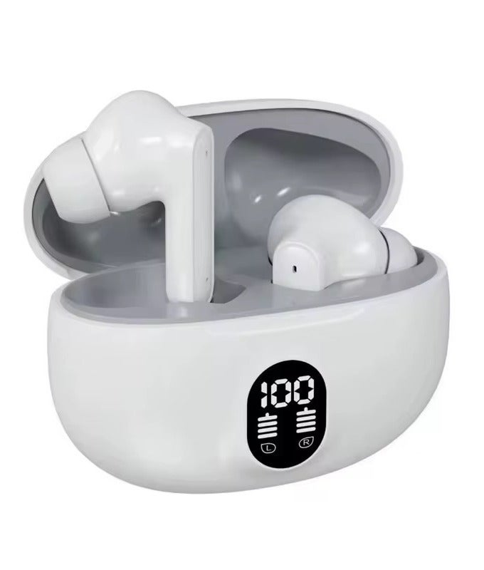 True Wireless Earbuds | Clear Sound, Smart Touch Controls | 4H Playtime + 12H with Case | Type-C Fast Charging – Ideal for Work, Travel & Workouts