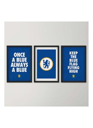3-Piece Chelsea F.C Poster With Frame Set 30x40 cm - pzsku/Z919E67D4AF9A9D7C2BD4Z/45/_/1654265311/e49a958a-ffae-477e-a6fd-19bdd6e6cb0d