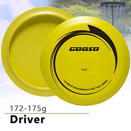 GOOSO Disc Golf Set - Driver, Mid-Range and Putter Discs with Disc Golf Bag for Outdoor and Backyard, Comfortable Plastic, 6 Pack - Image 3