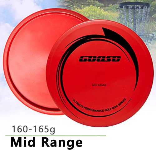 GOOSO Disc Golf Set - Driver, Mid-Range and Putter Discs with Disc Golf Bag for Outdoor and Backyard, Comfortable Plastic, 6 Pack - Image 4