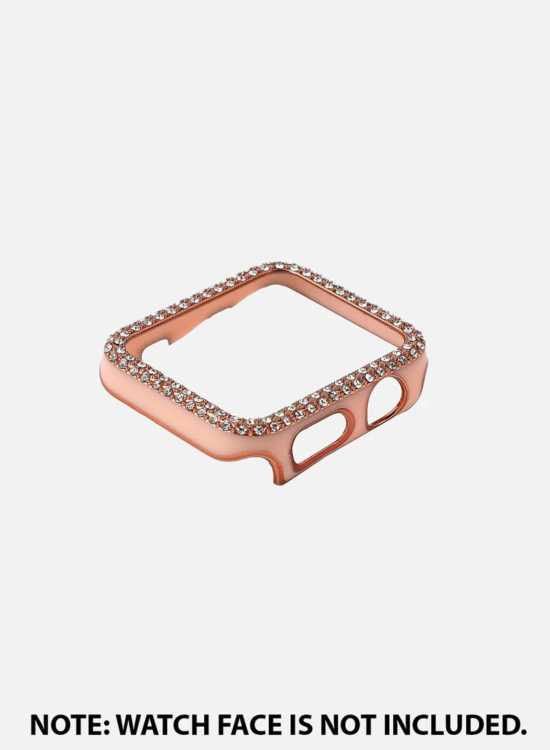 Haute Sauce Solid Casual Chain Strap Acrylic Apple Watch Strap with Case For Women | 42mm/44mm/45mm