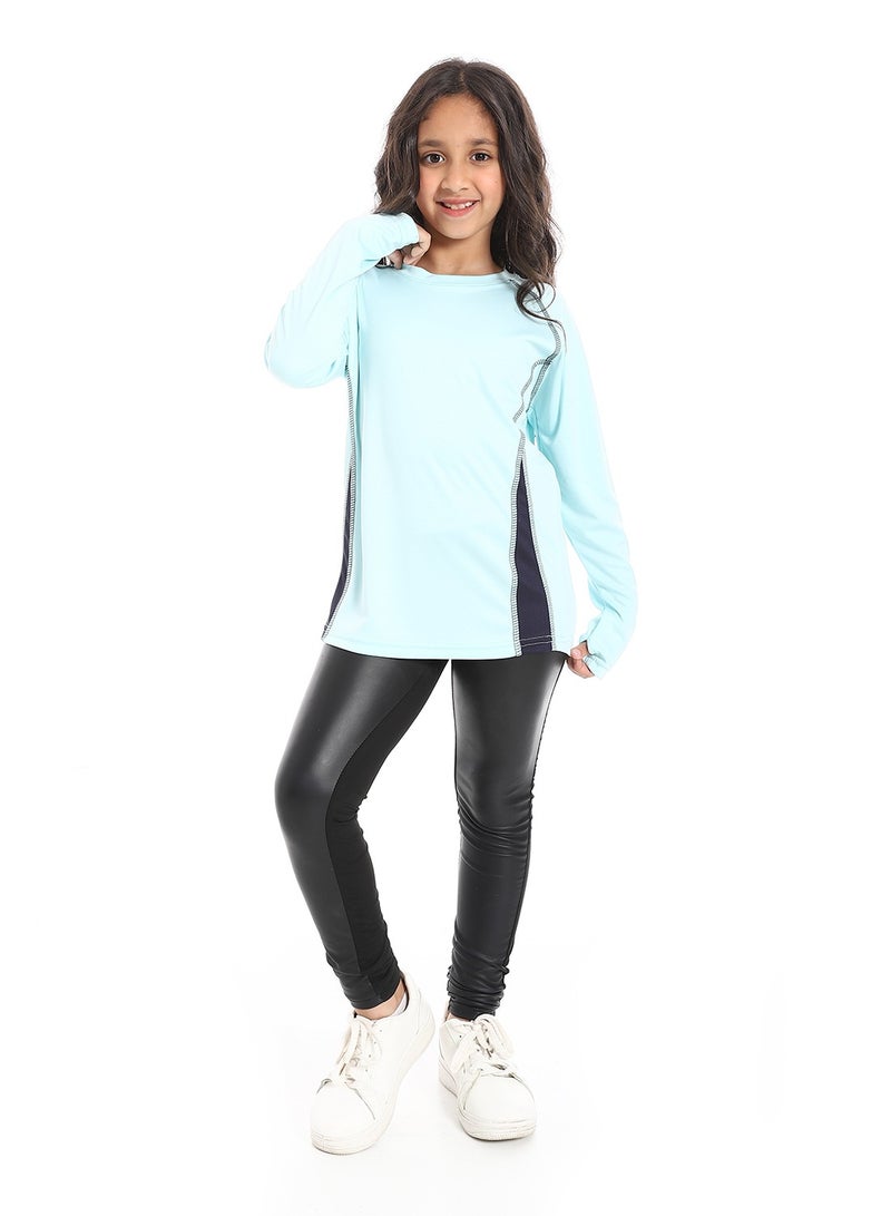 Caesar Girls' sports T-shirt with sleeves and a handle - Image 1