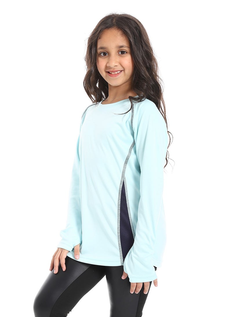 Caesar Girls' sports T-shirt with sleeves and a handle - Image 3