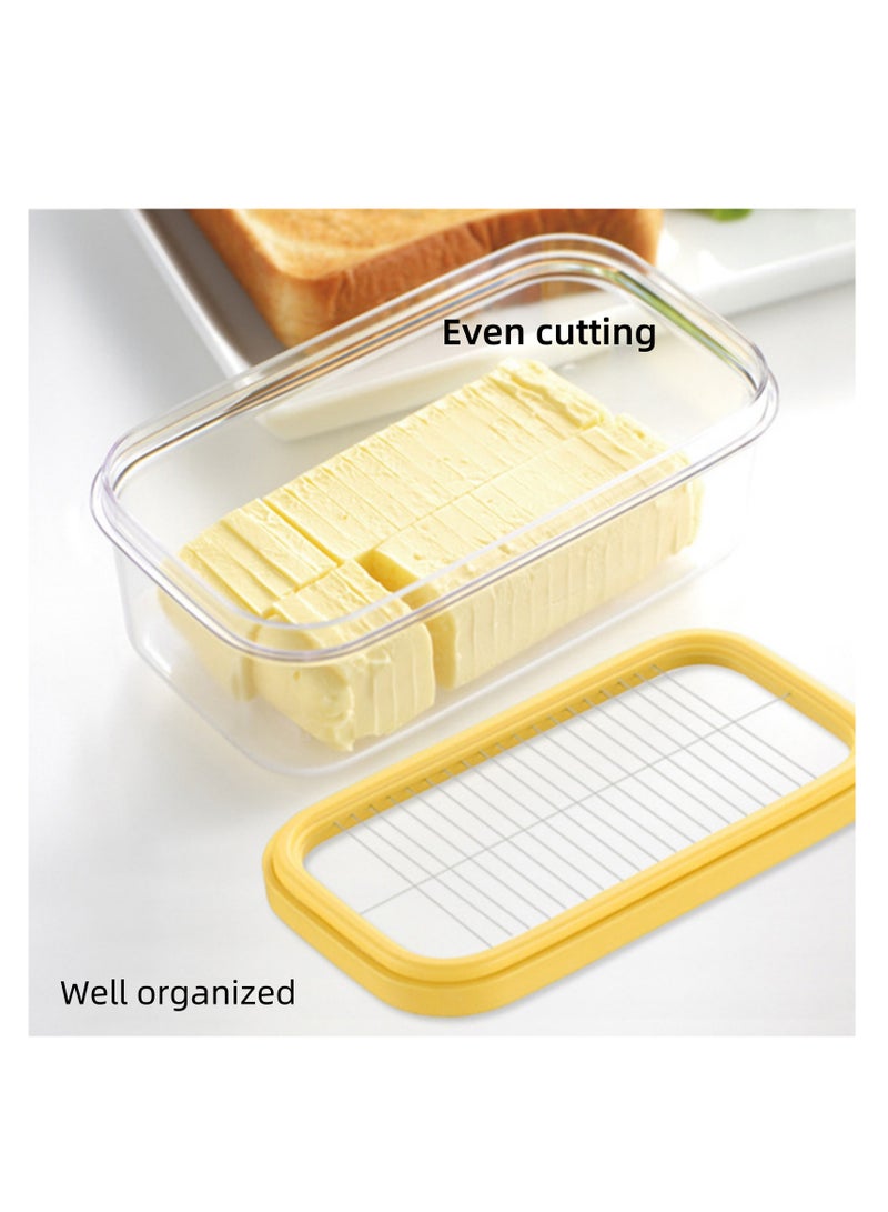 NOVOLAN NOVOLAN Butter Cutting Box Butter Dishes Designed to Store and Cut Butter & Cheese, Butter Cutting Grid, Preserves Freshness, Fits Up to 200g of Butter, Smooth & Finely Crafted, Refrigerator Storage  - Image 4