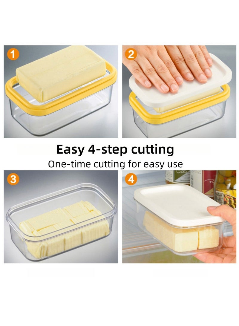 NOVOLAN NOVOLAN Butter Cutting Box Butter Dishes Designed to Store and Cut Butter & Cheese, Butter Cutting Grid, Preserves Freshness, Fits Up to 200g of Butter, Smooth & Finely Crafted, Refrigerator Storage  - Image 5