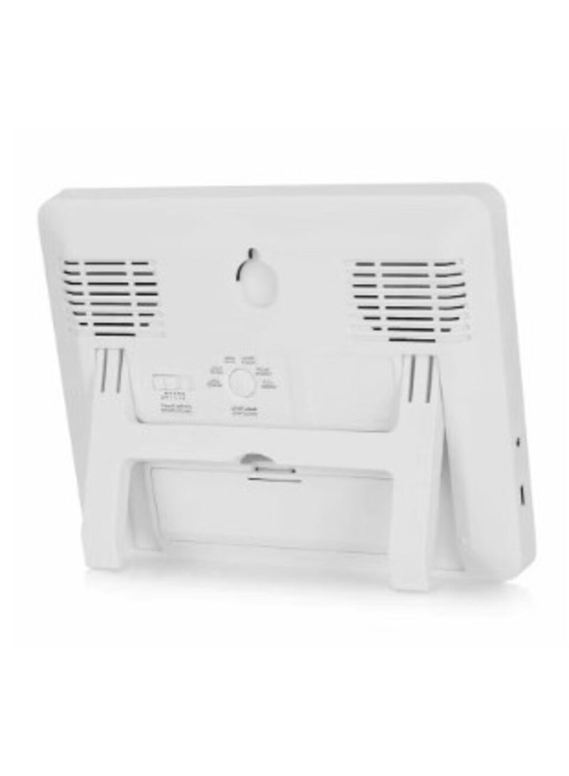 الفجر ساعة الفجر المكتبية  باللون الأبيض - Image 3