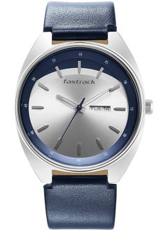 fastrack Analog Silver Dial Men Casual Watch Blue  - Image 1