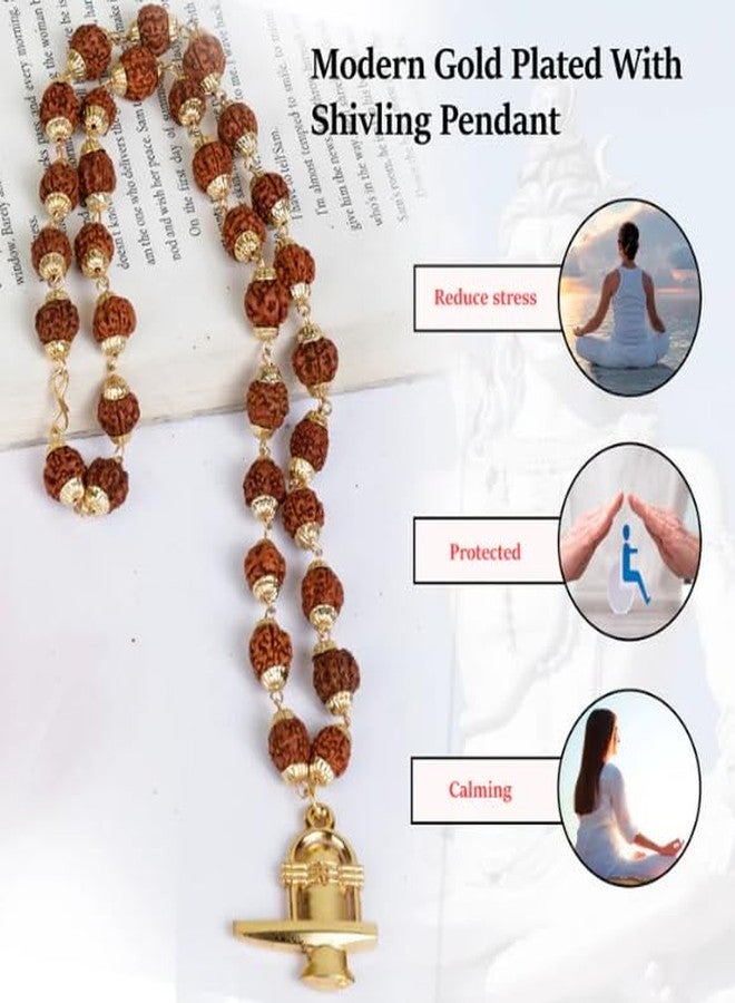Shivaura Rudraksha NECKLACE For Men & Women | Option 150 - Image 5