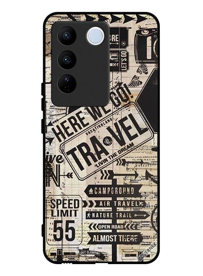 Covernex Protective Case Cover For Vivo V27 Here We Go Travel - Image 1