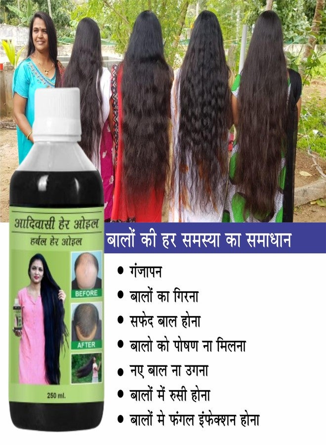 CRULLA Adivasi hair oil original 500 ml, Original Aadivashi Hair Growth Oil Ayurvedic Adiwasi Herbal Kesh tel with Natural Rosemary essential & Biotin for Control Hairfall anti-dandruff Adiwasi Hair Oil Original 500ml - Image 2