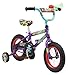 Pacific Funny Monsters Character Kids Bike for Boys and Girls Ages 35 Year Old 12Inch Wheels Steel Frame Coaster Brakes Adjustable Quick Release Seat Purple - Image 3