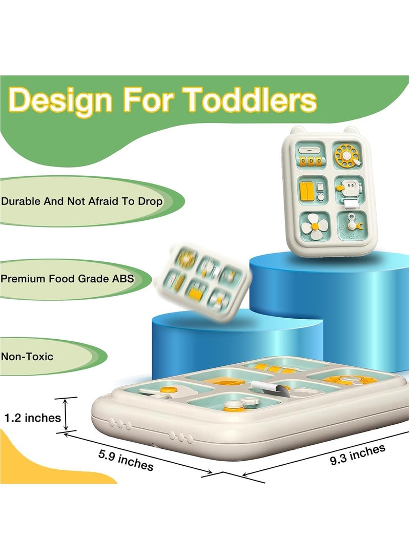 Stocking Stuffers for Toddlers, Montessori Busy Board Toys for Baby Toddlers, Busy Cube Sensory Toys Travel Toys for Kids with Autism, Birthday Gifts for Baby (Pink) - Image 4