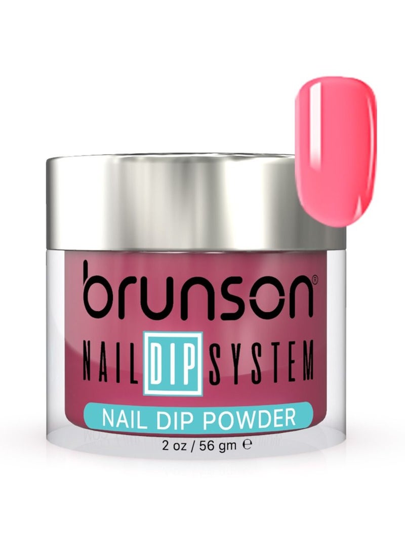 brunson Nail Dipping Powder 56gm, No Nail Lamp Needed for Curing French Nail Art Powder for nail dip system