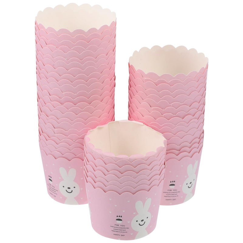 Small Non Stick Baking Cups 100pcs Paper Muffin Liners For Cake Dessert Home Kitchen - Image 2