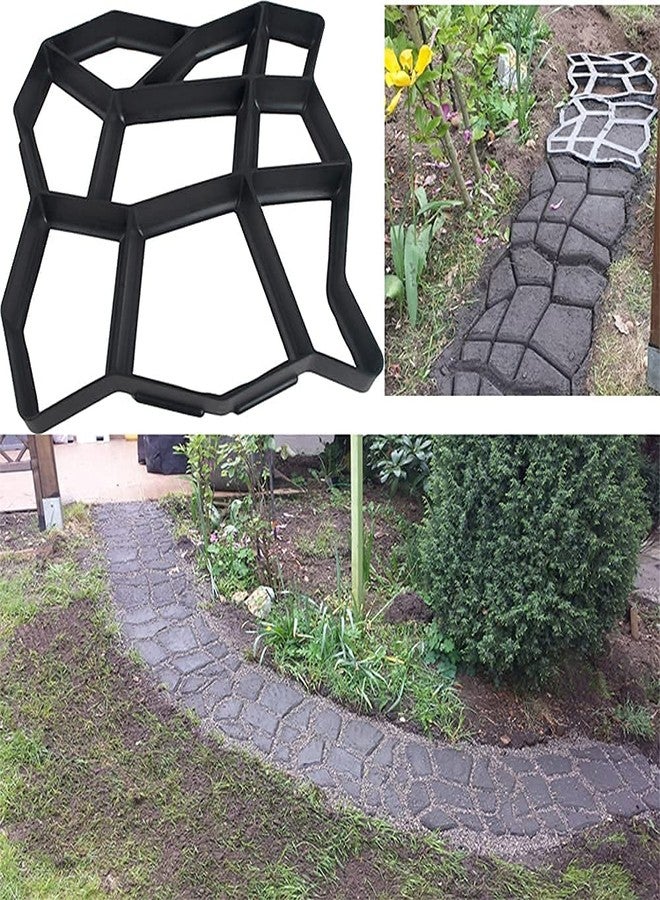 NIYANTA Garden Stone Walk Maker Mould DIY Pavement Concrete Mold Driveway Paving Brick Patio Mold | Durable and Reusable Cement Brick Stepping Stone Walk Way Concrete Molds Plastic Paving Moulds (Pack of 2) - Image 2