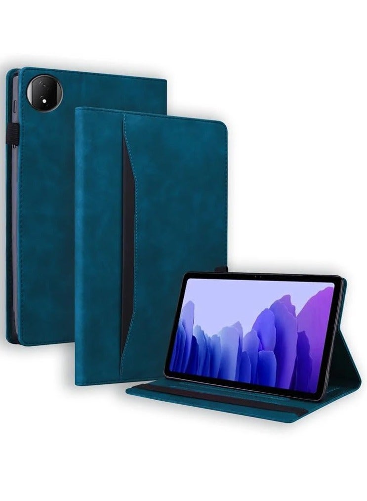 Tablet Case Compatible with Honor Pad X7 8.7 inch 2025, PU Leather Retro Folio Shell Wallet Case with Card Slots, Multi-Angle Stand Shockproof Protective Cover