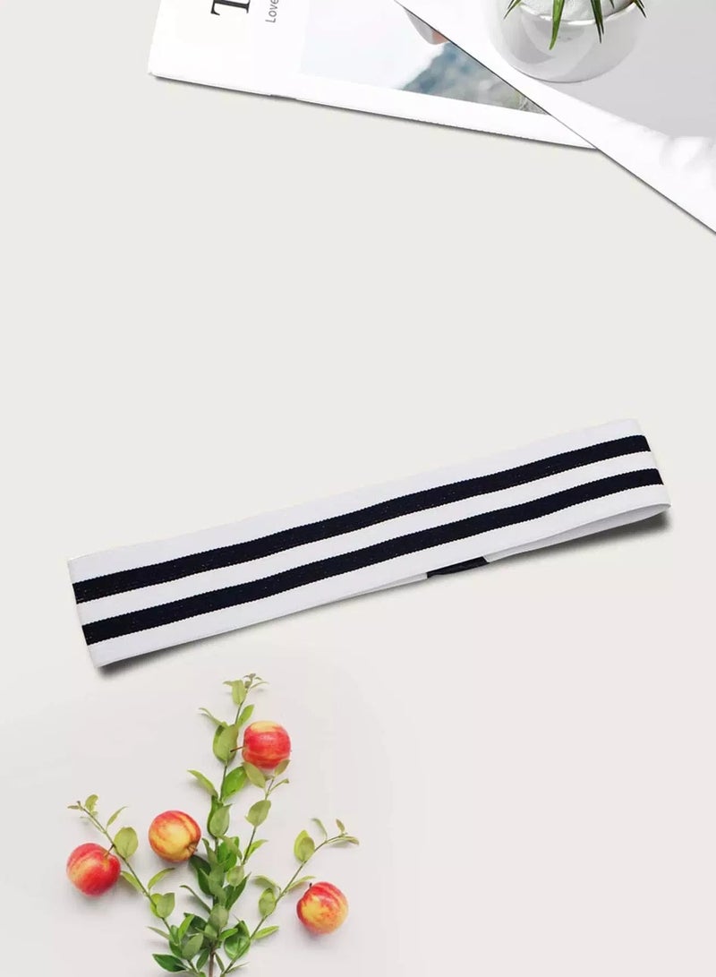 Generic Striped Sports Sweat-absorbent Headband  - Image 4