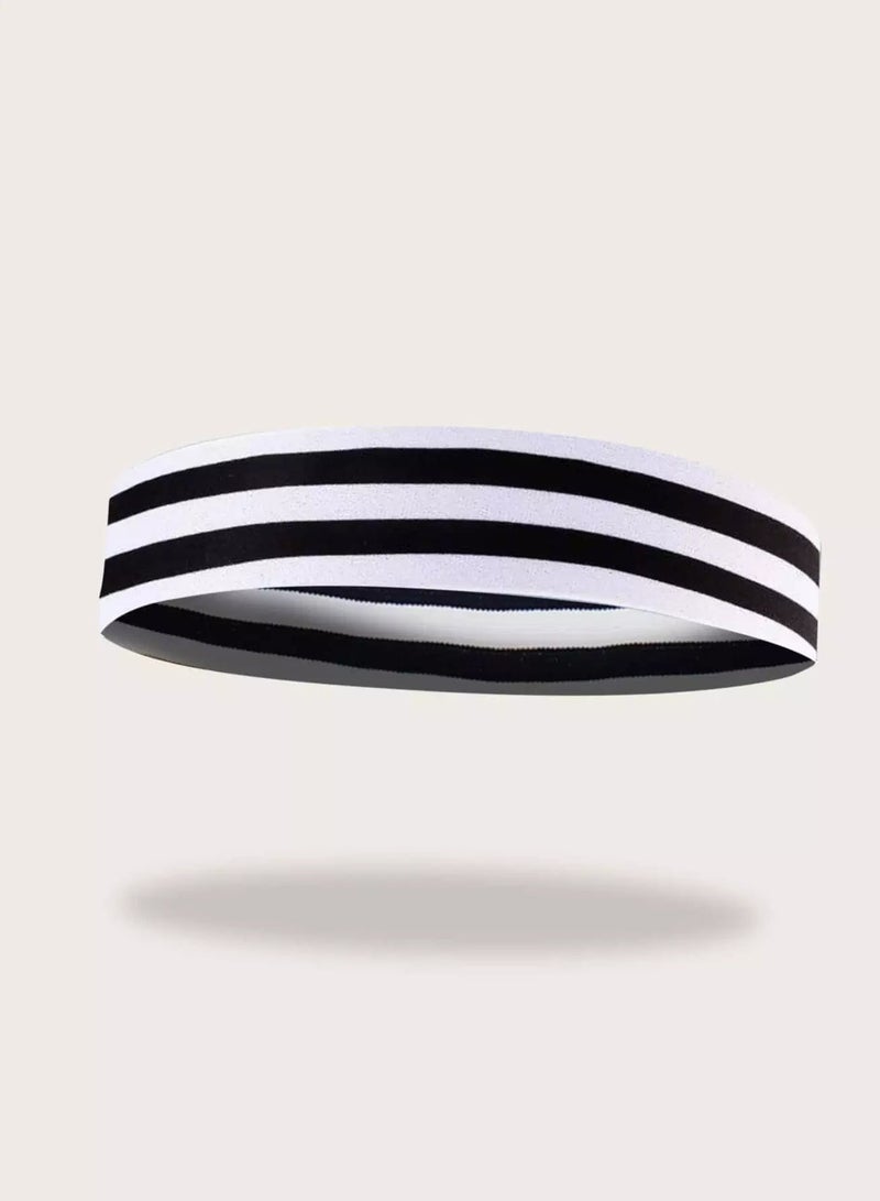 Generic Striped Sports Sweat-absorbent Headband  - Image 3