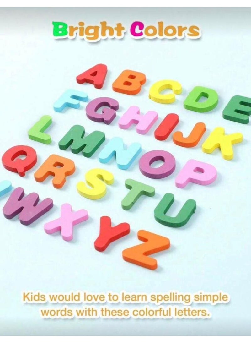 Wooden Alphabet, Puzzle Set for Toddlers | Montessori Educational Learning Toy for Ages 3+ - Image 3