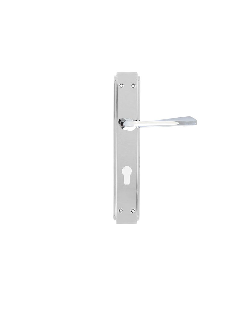 روبستلاين ROBUSTLINE Door Lockset (مقبض و Lockbody) | 85 ملم إلى المركز | اللون الفضي - Image 1
