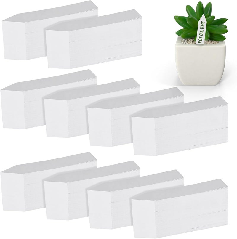 YaeCCC 1000 Pcs 4 Inches Plant Labels Plastic Plant Tags Nursery Garden Labels Pot Marker Garden Stake Tags for Fruit Trees, Flowers, Shrubs, etc - Image 1