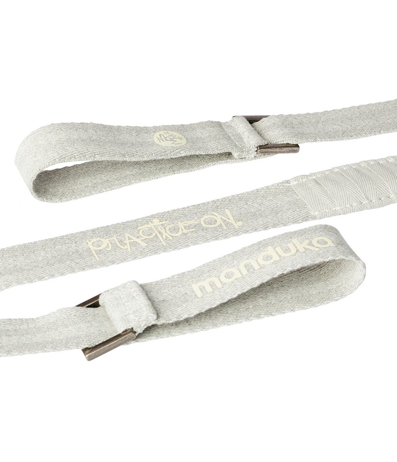 Manduka Manduka 242073Q00 Journey ON Commuter Yoga Mat Strap, Heather Grey and Bliss  - Image 4