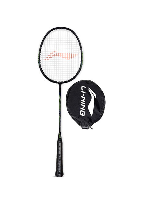 Mega Power 9 Aluminium Strung Badminton Racket with Full Racket Cover | For Beginners | 95 grams |Maximum String Tension - 24lbs