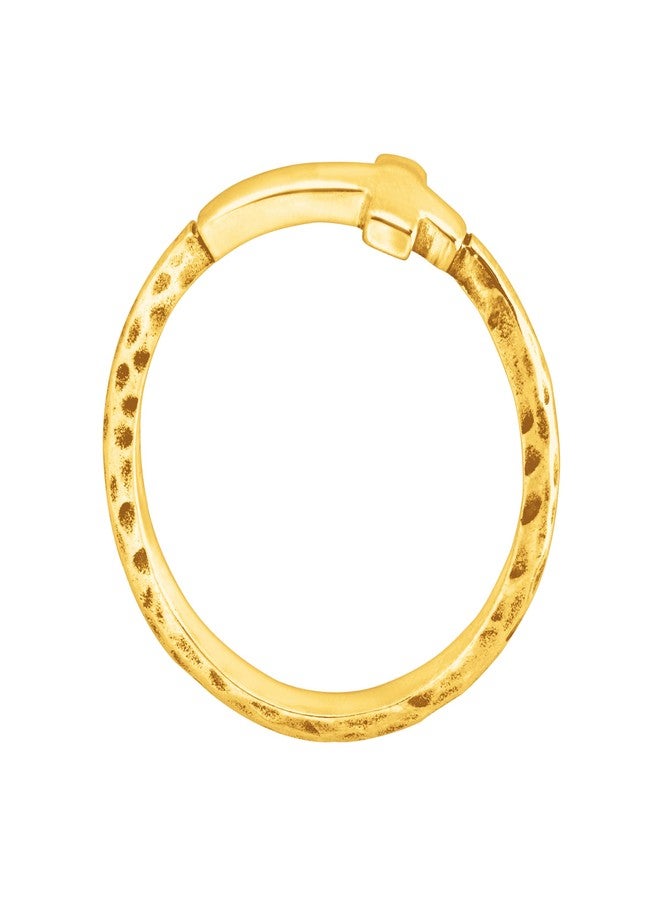 Silpada 'Simplex Cross' Horizontal Cross Textured Ring in Gold-Plated Sterling Silver, Size 7, Size 7 - Image 3