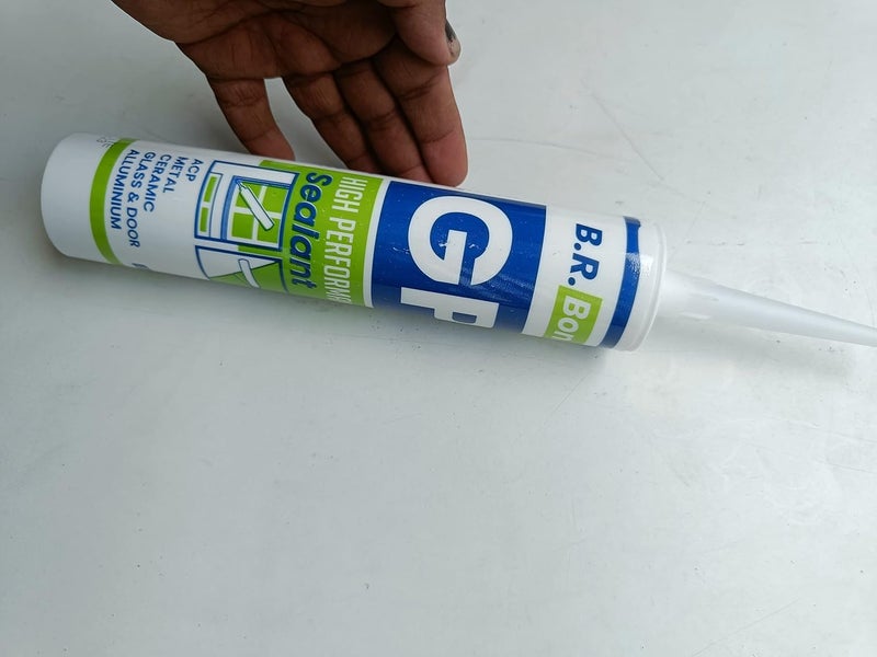 FTE GP General Purpose Silicone Sealant White 280ml Pack of 1  - Image 2