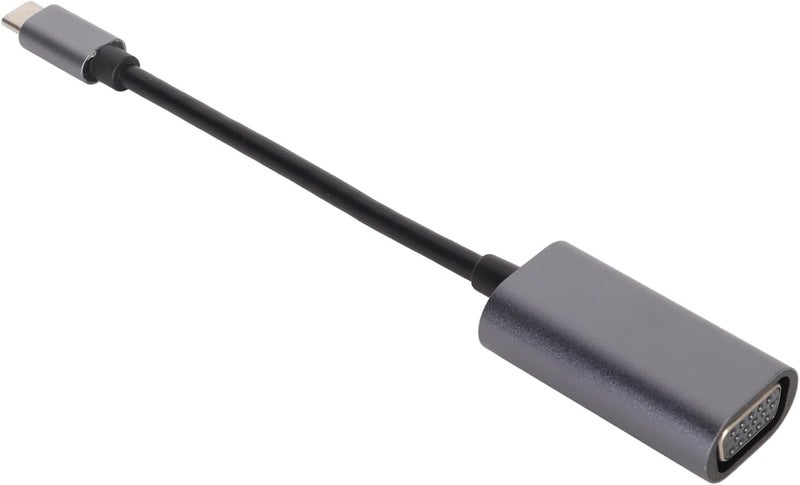 كابل محول USB C إلى VGA من Keenso بتصميم مانع للانزلاق، يدعم دقة 1080P، مناسب لأجهزة اللابتوب والهواتف والأجهزة اللوحية، مصنوع من سبيكة الألمنيوم - Image 2