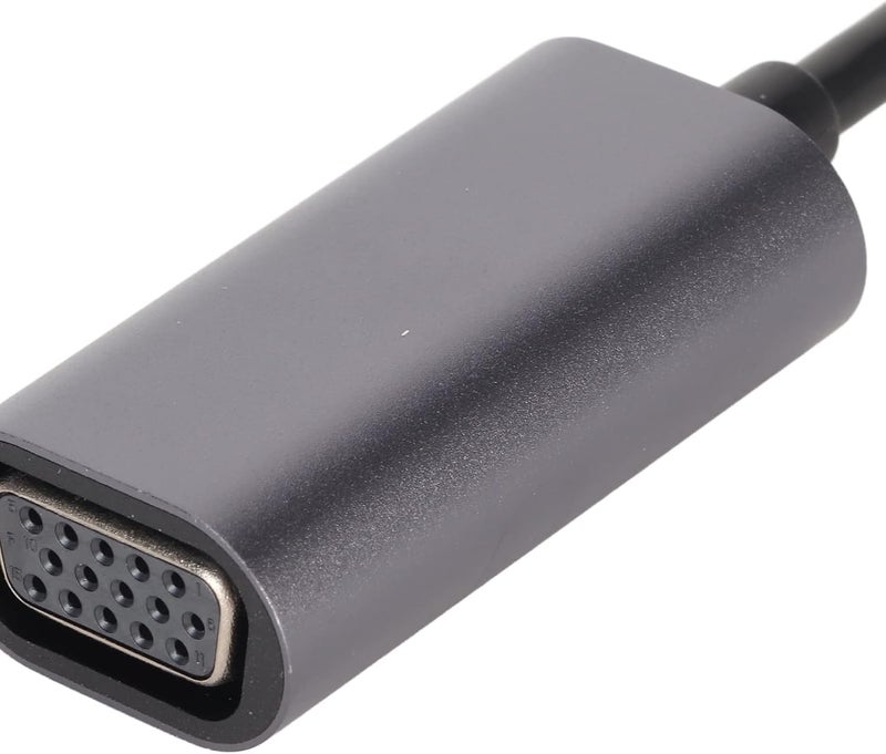 كابل محول USB C إلى VGA من Keenso بتصميم مانع للانزلاق، يدعم دقة 1080P، مناسب لأجهزة اللابتوب والهواتف والأجهزة اللوحية، مصنوع من سبيكة الألمنيوم - Image 5